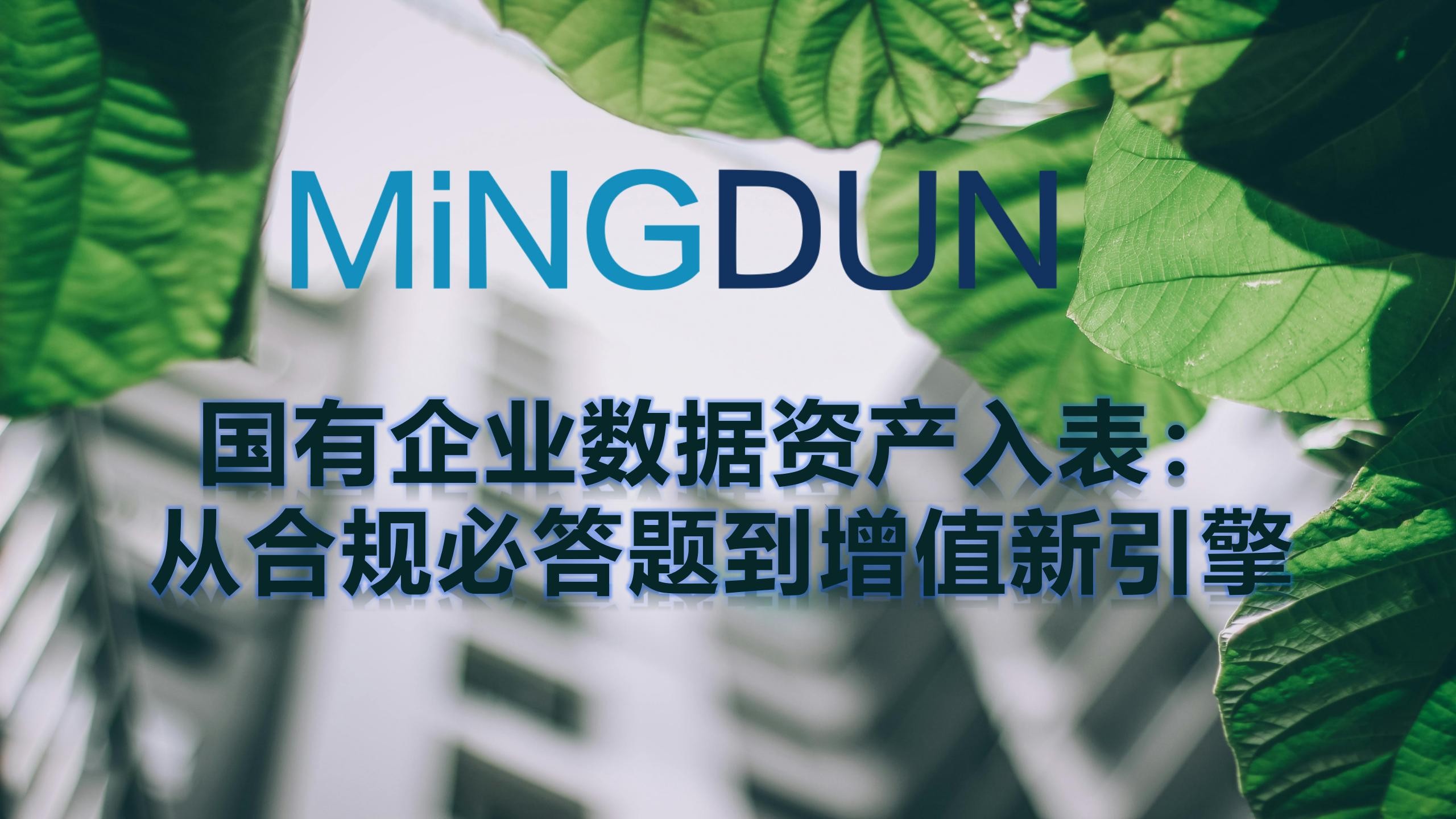 国有企业数据资产入表：从合规必答题到增值新引擎